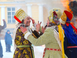 Веселая Масленица в усадьбе Марьино